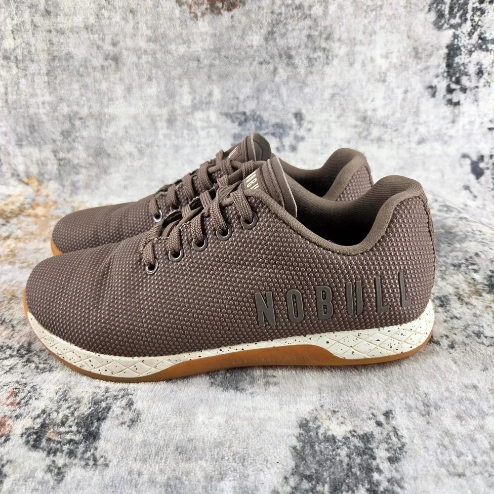 NOBULL Outwork CrossFit Training Shoes Womens 8.5 Brown Athletic Running Gym